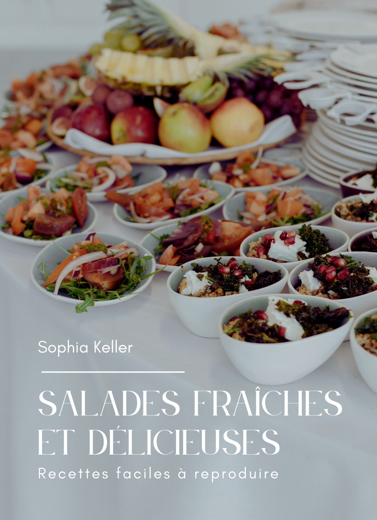 Salades fraîches et délicieuses