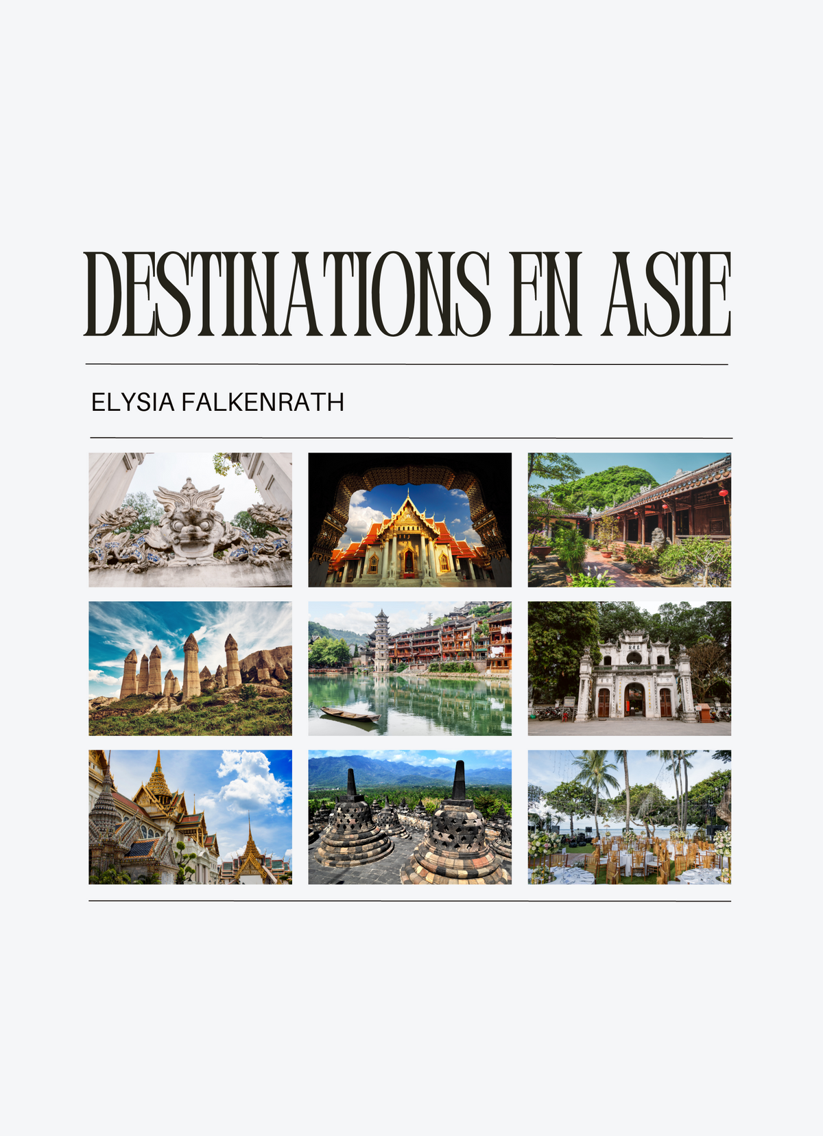 Destinations en Asie