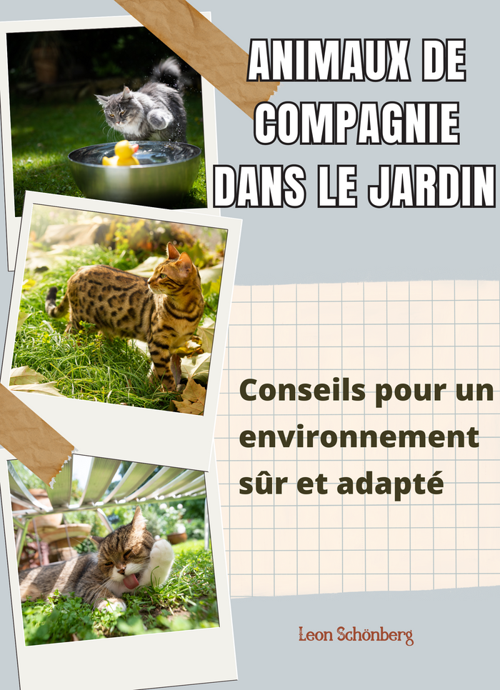 Animaux de compagnie dans le jardin