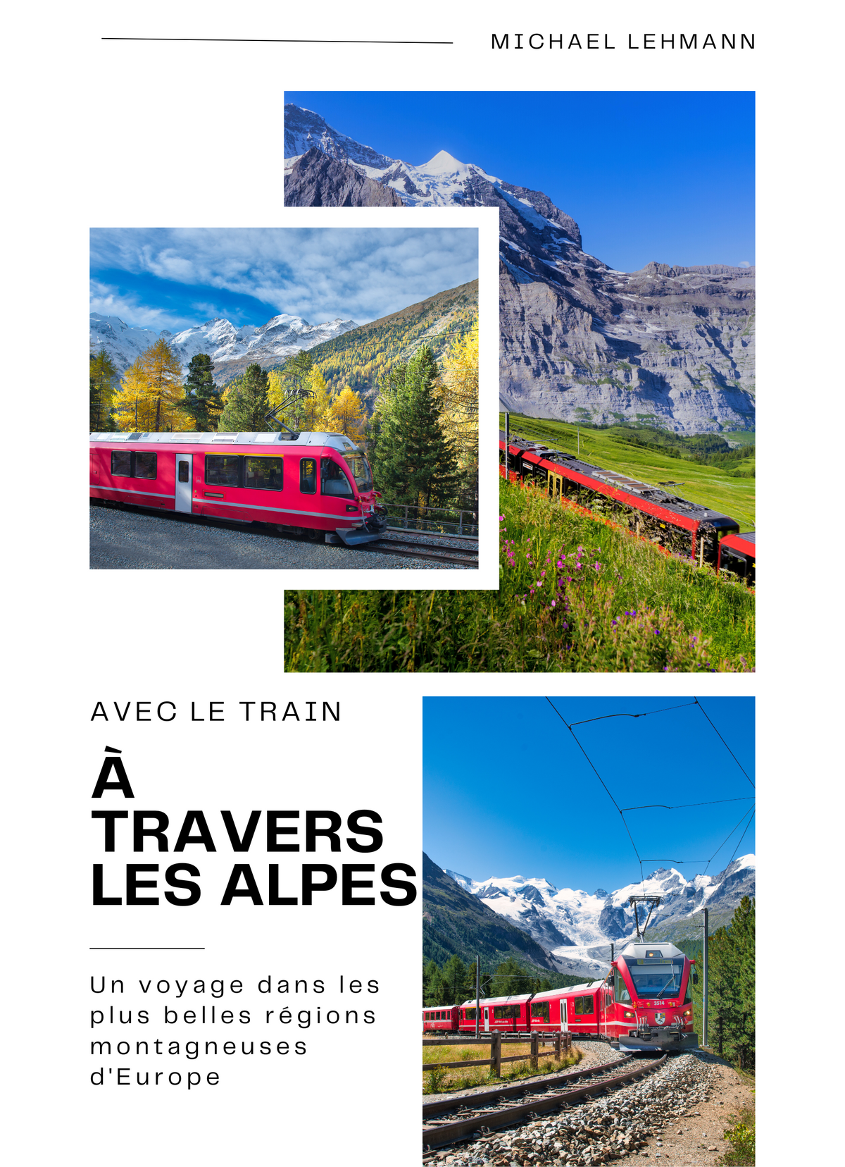 Avec le train à travers les Alpes